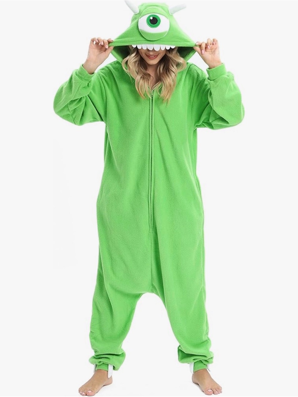 Green Monster Hooded Onesie